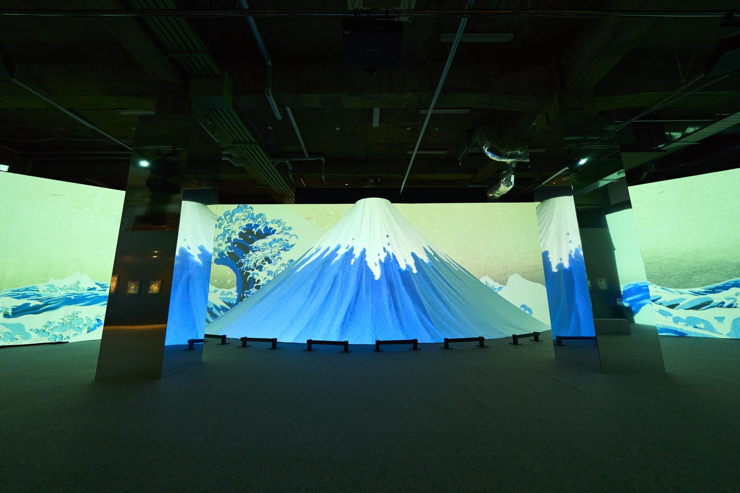 立体的な富士山