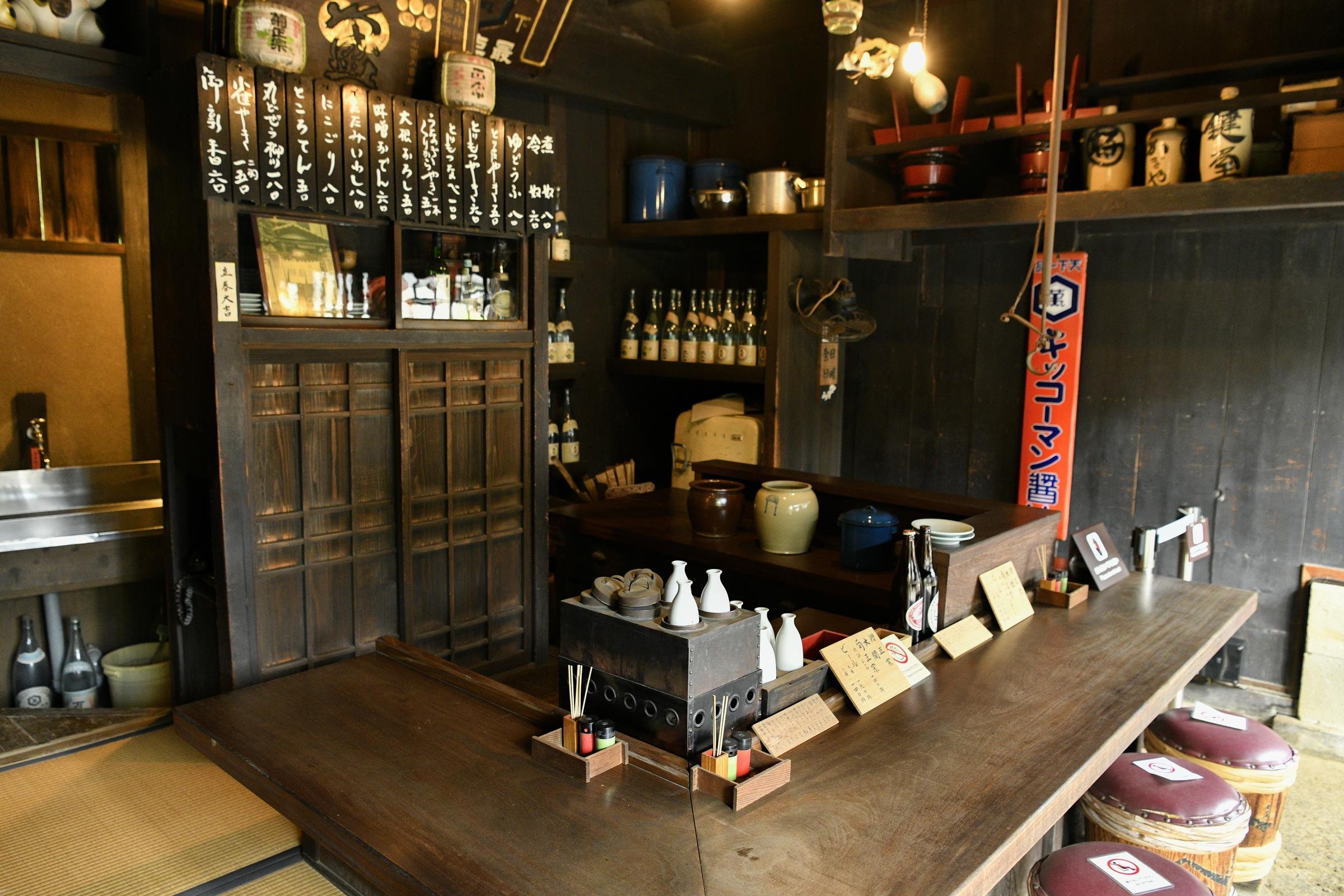 鍵屋の建物と店内は、1970年頃の姿に復元