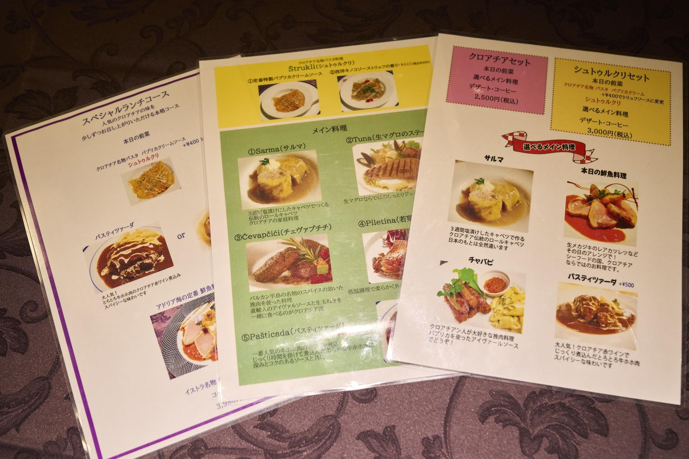 Dobroでは、多彩な家庭料理を提供している