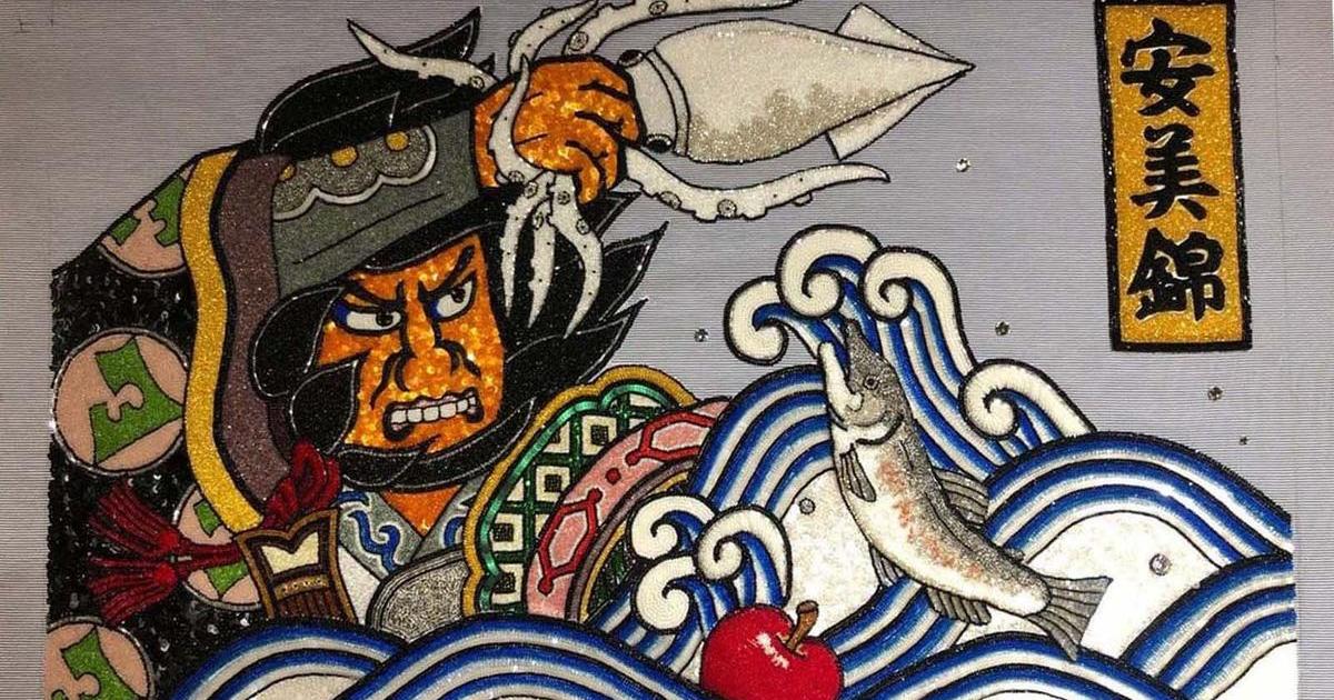 元関脇・安美錦×小林モー子 対談】オートクチュール刺繍の化粧 元関脇・安美錦×小林モー子 対談】オートクチュール刺繍の化粧