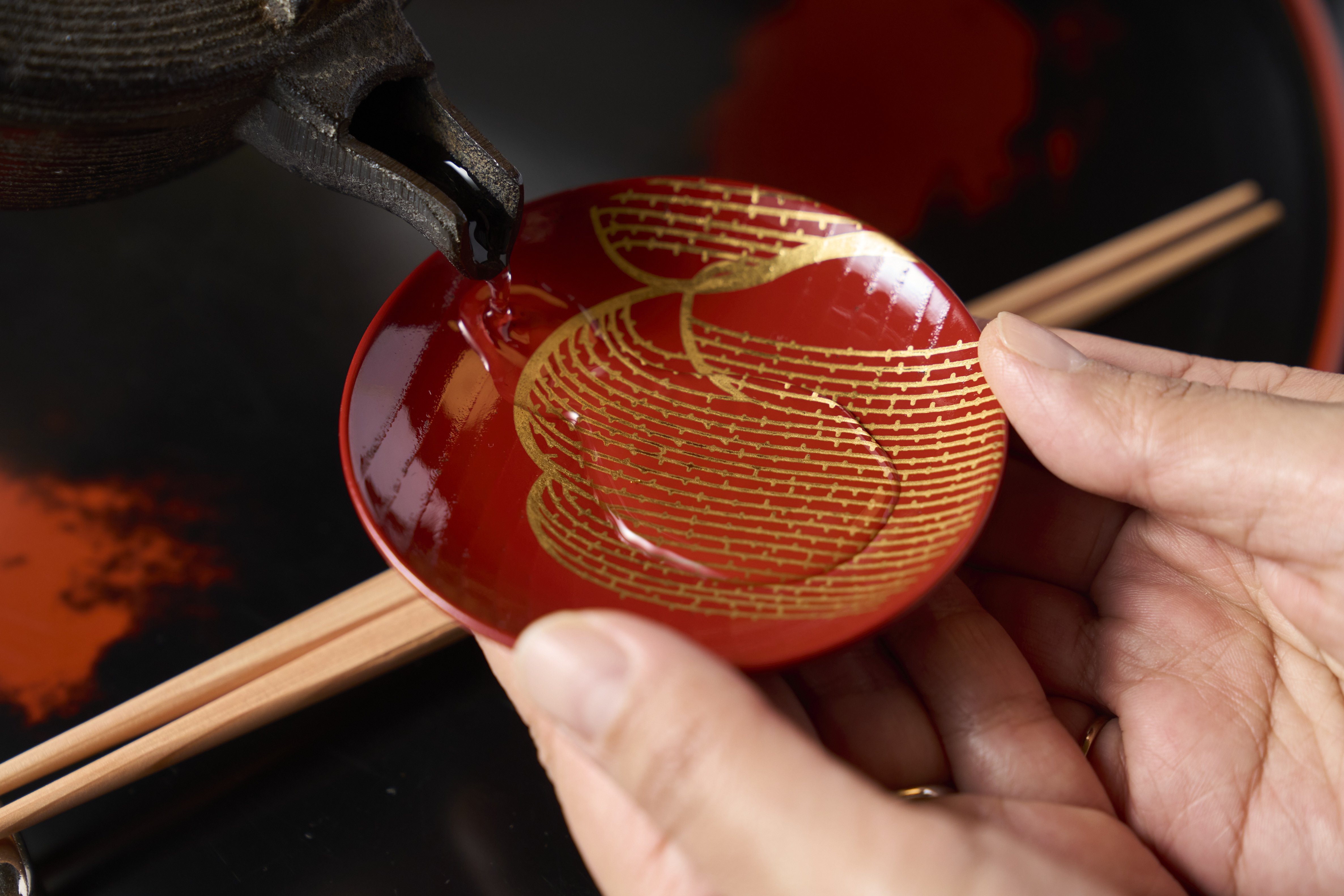  In January, they serve toso, medicinal sake to celebrate New Year, as a starter.
