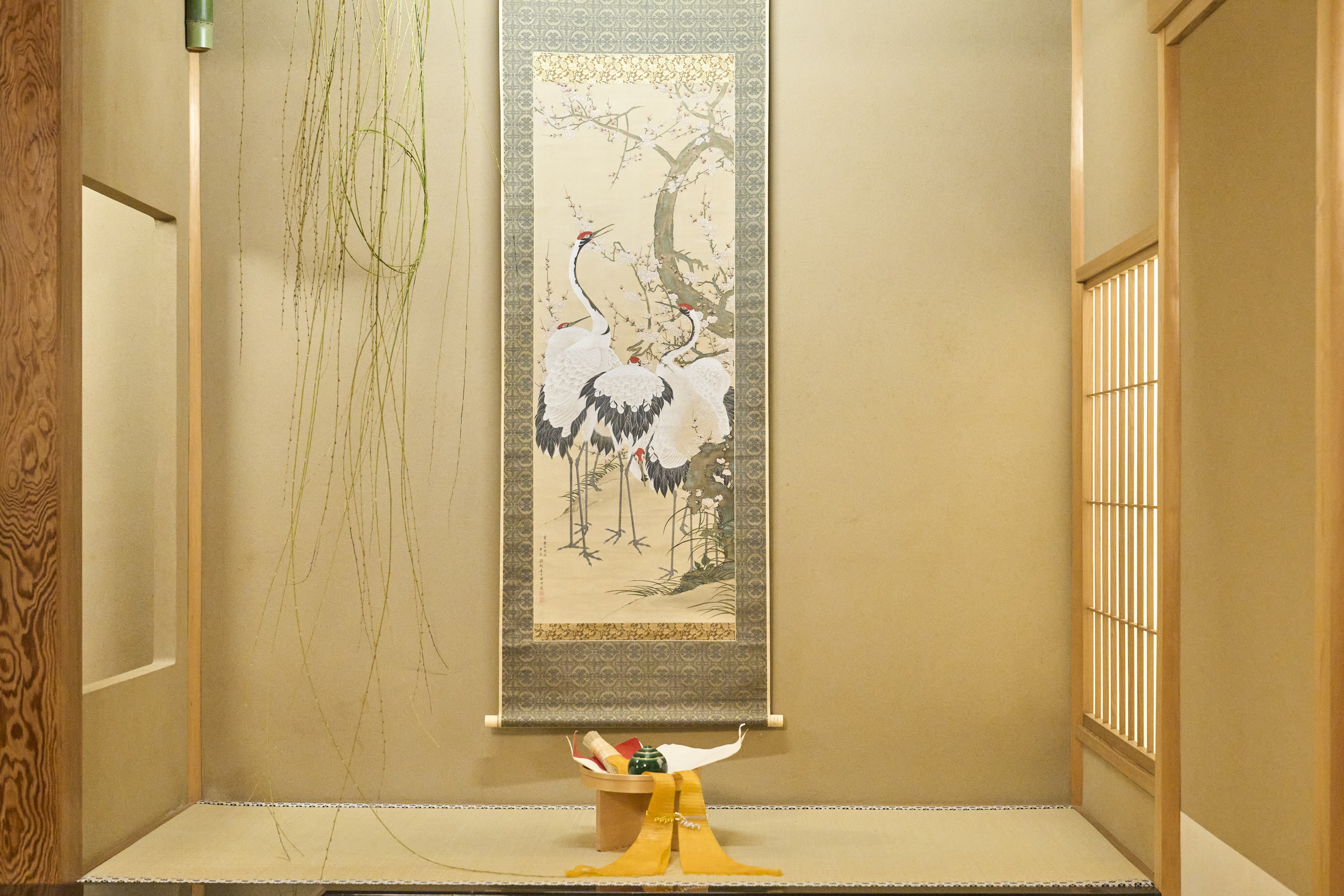 A hanging scroll by Ito Jakuchu, an 18th century, Kyoto-based artist