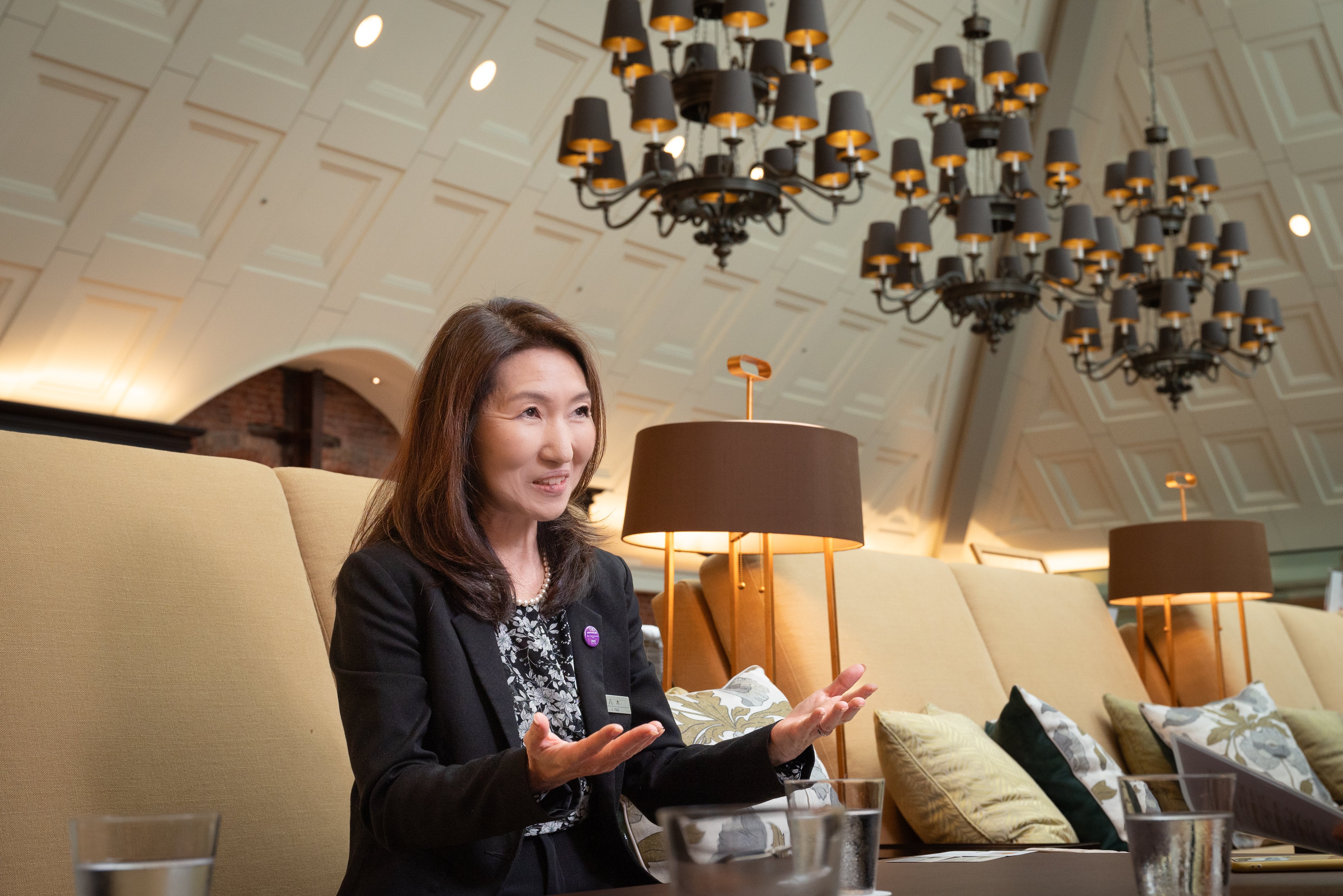 Yagi talks about the hotel's plans for the future.