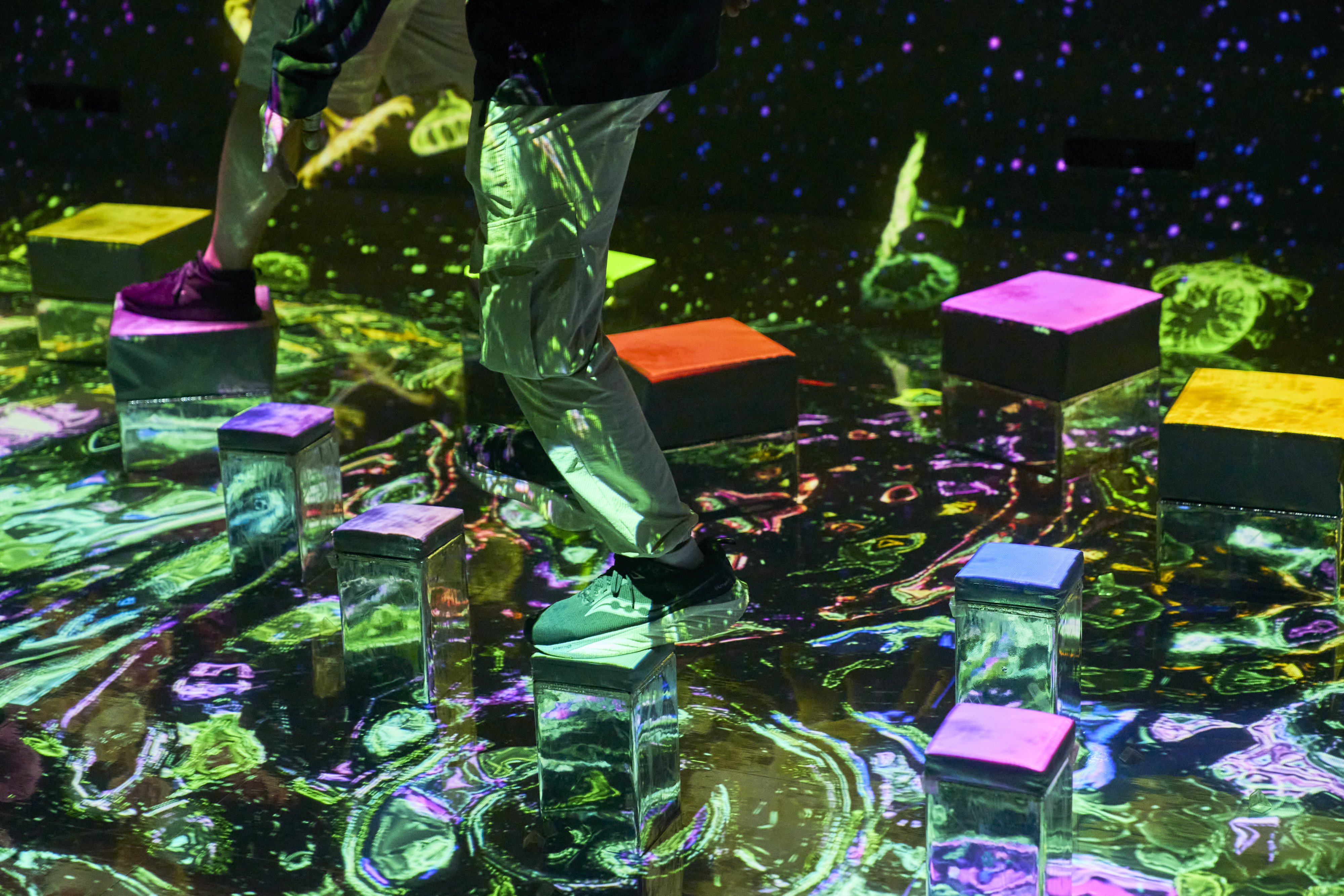 Balance Stepping Stones in the Invisible World.