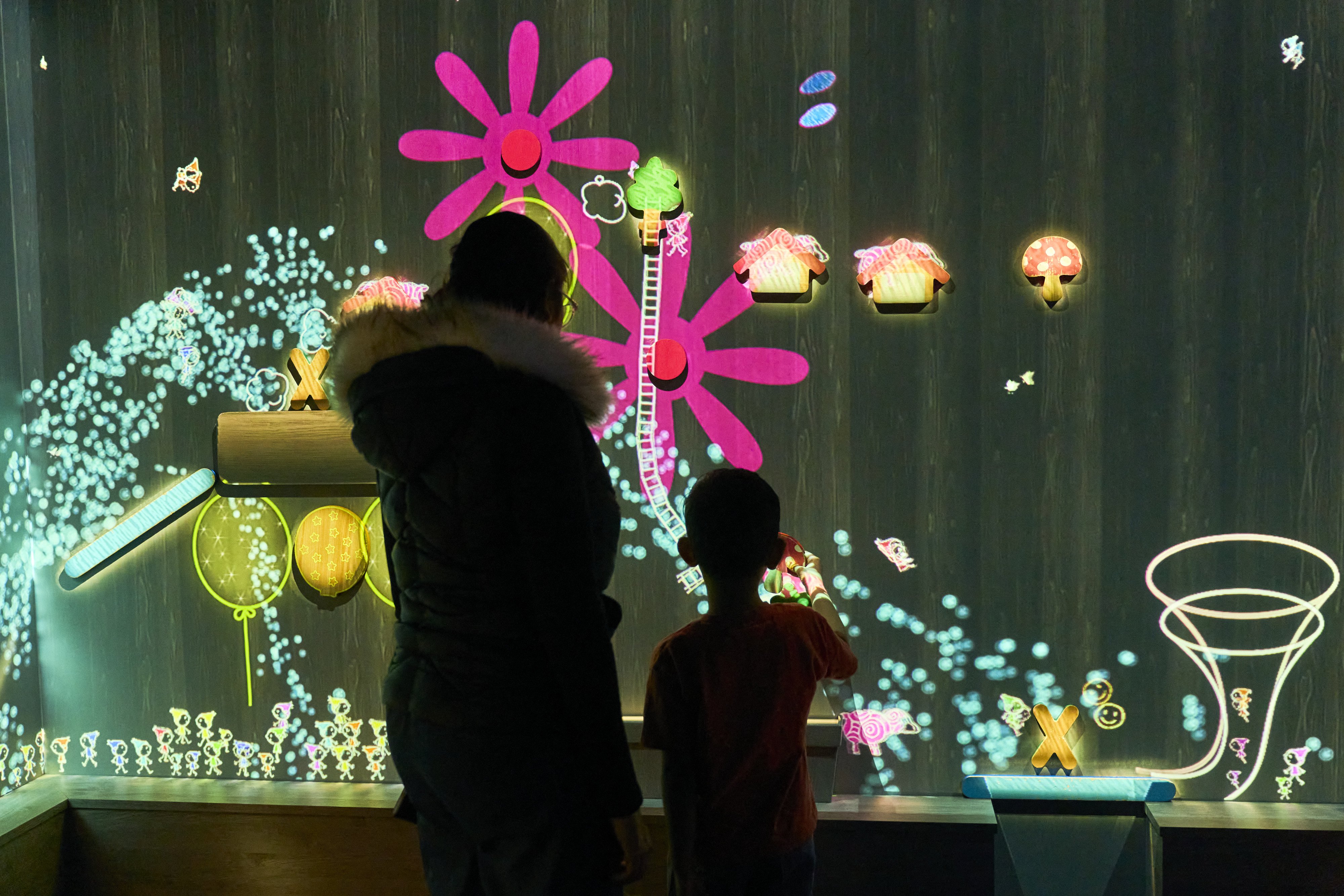 A Musical Wall where Little People Live.