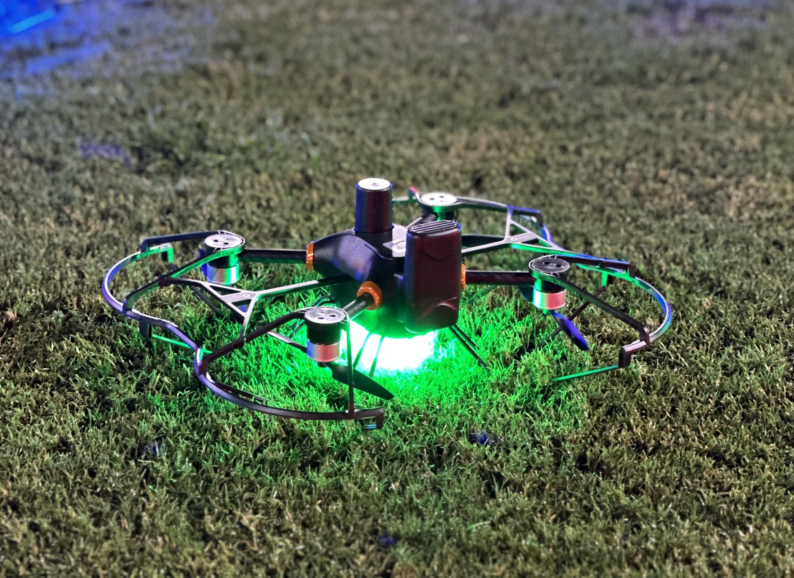 An actual drone used in REDCLIFF's shows.