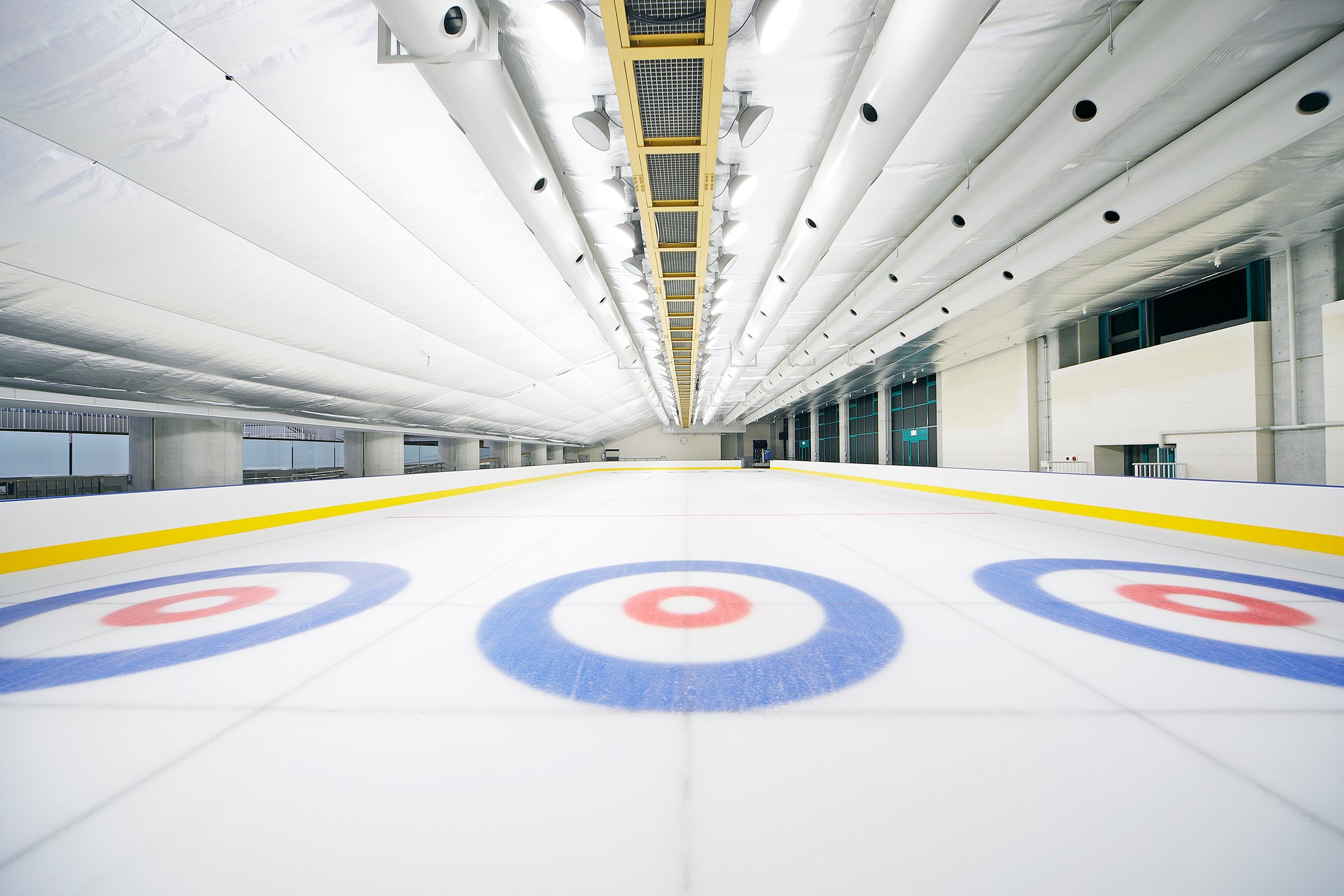 The secondary rink in full view. Photo: courtesy of Central Sports Co., Ltd.