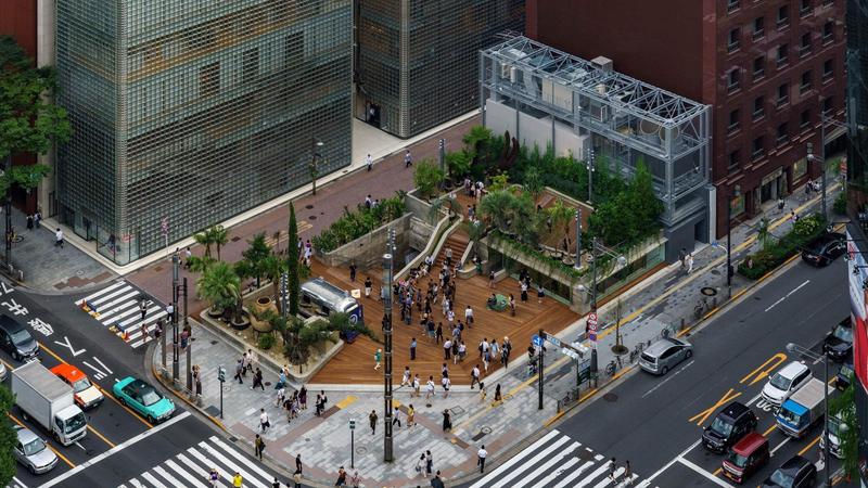 The New Park Created by Sony in Ginza Presents a Novel Way to Build Cities